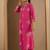 Women Floral Printed Cotton A-Line Kurta with Trousers