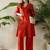 Women Regular Thread Work Pure Cotton Kurta with Palazzos