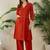 Women Regular Thread Work Pure Cotton Kurta with Palazzos