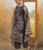 Women Ethnic Motifs Printed Regular Mirror Work Kurta with Trousers & With Dupatta