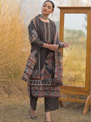 Women Ethnic Motifs Printed Regular Mirror Work Kurta with Trousers & With Dupatta 3