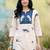 Women Animal Printed Empire Pure Cotton Kurta with Trousers