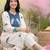 Women Animal Printed Empire Pure Cotton Kurta with Trousers