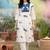Women Animal Printed Empire Pure Cotton Kurta with Trousers