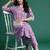 Floral Printed Pure Cotton Kurta with Trousers