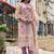 Women Floral Printed Regular Thread Work Linen Kurta with Trousers & With Dupatta