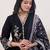 Floral Embroidered Thread Work Pure Cotton Kurta With Trousers & Dupatta