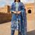 Ethnic Motifs Embroidered Thread Work Pure Cotton Kurta With Trousers & Dupatta