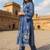 Ethnic Motifs Embroidered Thread Work Pure Cotton Kurta With Trousers & Dupatta