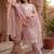 Women Floral Embroidered Regular Sequinned Pure Cotton Kurta with Trousers & With Dupatta