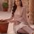 Women Floral Embroidered Regular Sequinned Pure Cotton Kurta with Trousers & With Dupatta