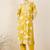 Floral Printed Straight Pure Cotton Kurta With Trousers & Dupatta