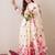 Floral Printed Beads & Stones Pure Cotton A-Line Kurta With Trousers & Dupatta