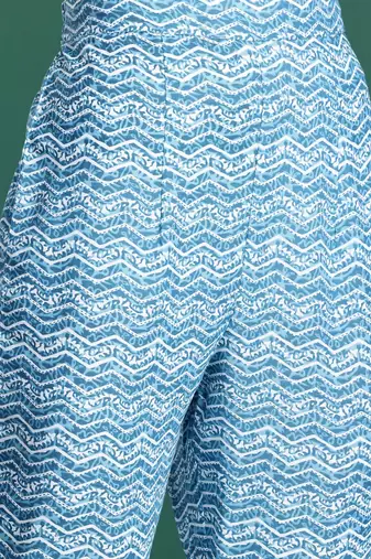 Floral Printed Pure Cotton Kurta with Trousers & Dupatta