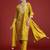 Floral Embroidered Sequinned Kurta With Trousers & Dupatta