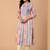 Striped Pure Cotton A Line Kurta With Trousers