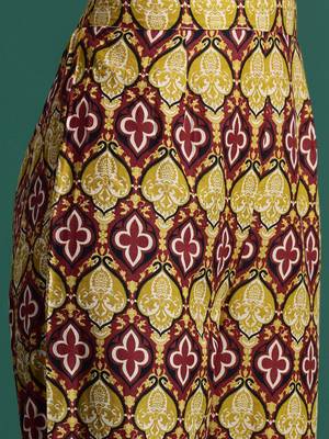 Ethnic Motifs Printed Sequinned Pure Cotton Kurta With Trousers & Dupatta 3