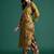 Ethnic Motifs Printed Sequinned Pure Cotton Kurta With Trousers & Dupatta