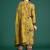 Ethnic Motifs Printed Sequinned Pure Cotton Kurta With Trousers & Dupatta