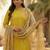 Women Floral Embroidered Regular Sequinned Kurta with Trousers & With Dupatta