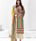 Women Printed Regular Kurta Trousers With Dupatta
