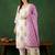 Women Floral Printed Regular Thread Work Pure Cotton Kurta with Trousers & With Dupatta