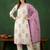 Women Floral Printed Regular Thread Work Pure Cotton Kurta with Trousers & With Dupatta