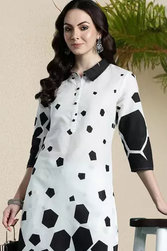 Women Printed Regular Pure Cotton Kurta with Trousers