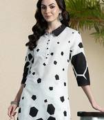 Women Printed Regular Pure Cotton Kurta with Trousers