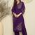 Women Ethnic Motifs Embroidered Regular Mirror Work Kurta with Palazzos
