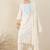 Women Floral Embroidered Cotton Kurta with Trousers & Dupatta