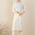 Women Floral Embroidered Cotton Kurta with Trousers & Dupatta