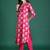 Floral Printed Pure Cotton Kurta with Trousers & Dupatta