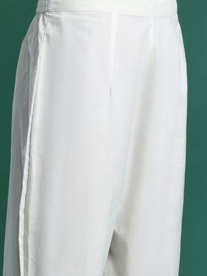 Women Ethnic Motifs Printed Sequinned Pure Cotton Kurta With Trousers & Dupatta 3
