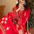 Ethnic Motifs Embroidered Thread Work Kurta With Palazzos & Dupatta