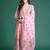 Floral Printed Pleated Sequinned Pure Cotton Kurta with Trousers & With Dupatta