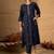 Women Ethnic Motifs Embroidered Pure Cotton A-Line Kurta with Trouser