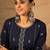 Women Ethnic Motifs Embroidered Pure Cotton A-Line Kurta with Trouser