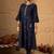 Women Ethnic Motifs Embroidered Pure Cotton A-Line Kurta with Trouser