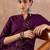 Floral Embroidered Mandarin Collar Thread Work Straight Kurta With Trousers