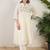 Plus Size Thread Work Pure Cotton Kurta with Trousers & With Dupatta