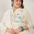 Plus Size Thread Work Pure Cotton Kurta with Trousers & With Dupatta