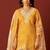 Women Floral Embroidered Cotton Kurta with Trousers & Dupatta