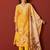 Women Floral Embroidered Cotton Kurta with Trousers & Dupatta