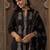 Embroidered Mandarin Collar Thread Work Pure Cotton Kurta With Trousers & Dupatta