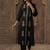 Embroidered Mandarin Collar Thread Work Pure Cotton Kurta With Trousers & Dupatta