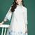 Floral Embroidered Pure Cotton Kurta with Palazzos