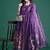 Floral Printed Mirror Work Pure Cotton Kurta With Trousers & Dupatta