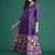 Floral Printed Mirror Work Pure Cotton Kurta With Trousers & Dupatta