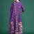 Floral Printed Mirror Work Pure Cotton Kurta With Trousers & Dupatta